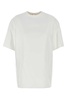 Valentino Garavani Women White Cotton Blend T-Shirt