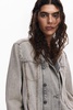 Women's Distressed denim blazer