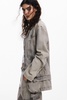 Women's Distressed denim blazer