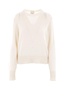 Allude Ecru Wool Knitwear