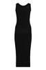 Pinko Francoforte Ribbed Knit Midi Dress