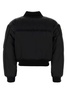 Black Nylon Bomber Jacket