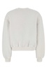 Chalk Cotton Blend Oversize Sweatshirt