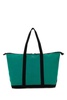 Emerald green canvas JWA shopping bag