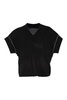 Brunello Cucinelli Cotton Rib Knit T-Shirt With Precious Trims