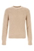 Ami Men Cappuccino Stretch Mohair Blend Sweater