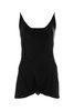 Maison Margiela Women Black Satin Jumpsuit