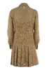 Flared Lace Shirt Dress