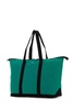Emerald green canvas JWA shopping bag