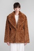 Coat In Brown Polyamide Polyester