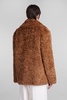 Coat In Brown Polyamide Polyester