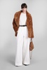 Coat In Brown Polyamide Polyester
