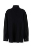Jil Sander Women Black Wool Blend Blouse