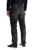 regular taper jeans mid rise charcoal cotton elastane