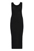 Pinko Francoforte Ribbed Knit Midi Dress