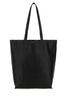 A.P.C. Unisex Black Leather Maiko Shopping Bag