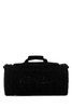 Black polyester travel bag