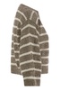 Brunello Cucinelli Dazzling Striped Net Linen Jersey