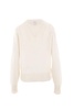 Allude Ecru Wool Knitwear