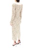 Floral silk midi dress