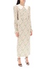 Floral silk midi dress