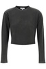 Agolde cropped long-sleeved mason t