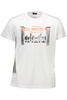 Diesel Crisp White Crew Neck Tee with Iconic Print