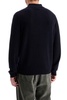 merino wool polo-style pullover sweater