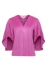 women's nina top in fuchsia pink