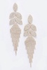 women's rhinestone fringe earring