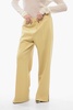 cropped wide-leg pants with split hem