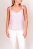 cara chiffon cami in confetti mini flora