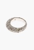 all-over rhinestone silver cameron ring