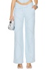 ramona wide leg pant in light blue