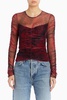 safira top in red