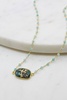 mrs. parker endless summer necklace in teal turquoise mojave