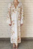 aira kaftan in off white