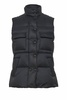 fallon vest in black