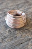 marcia wire wrap ring in rose gold
