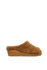 crans 6302959 women's camel calf leather slippers