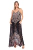 kylie t-back maxi dress