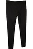 straight knit pant in black