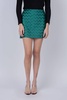 hope skirt in pleat in green