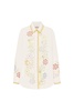 olivia embroidered shirt in cream