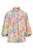 worth blouse in floral haze