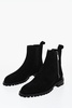 suede combat booties