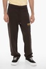 brushed cotton joggers with contrasting logo