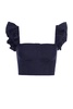 miya top in navy linen