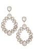 women's chunky teardrop dangle earring