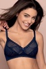 nonwire triangle bra in marine